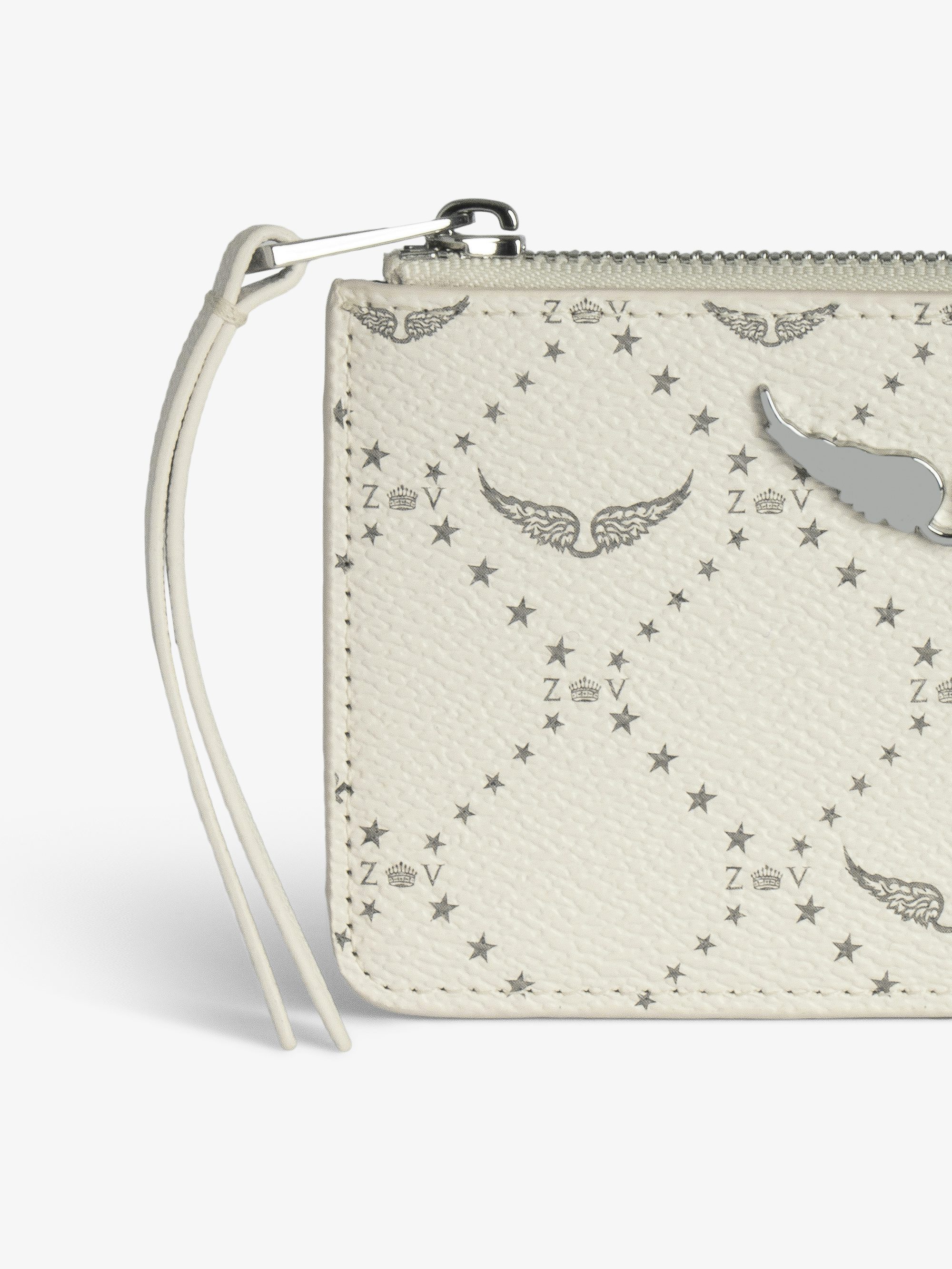 ZV Card Monogram Card Holder - Coated canvas card holder with signature wings.